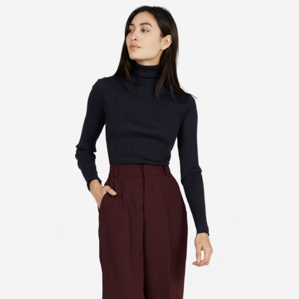 Everlane Ribbed Wool Turtleneck - Picture 2 of 7